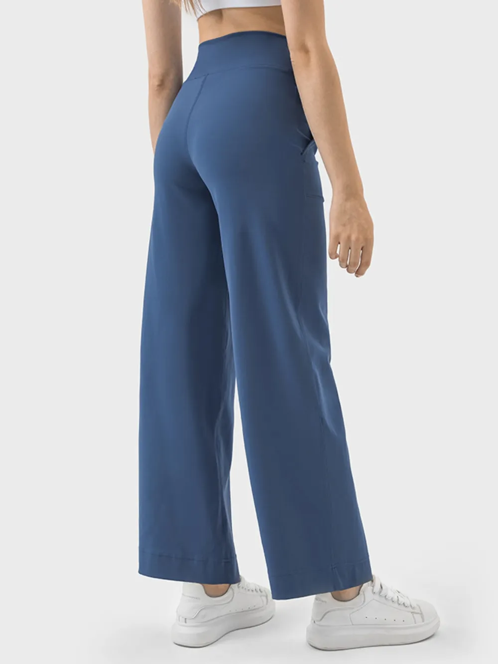 Drawstring Active Pants with Pockets, image 3