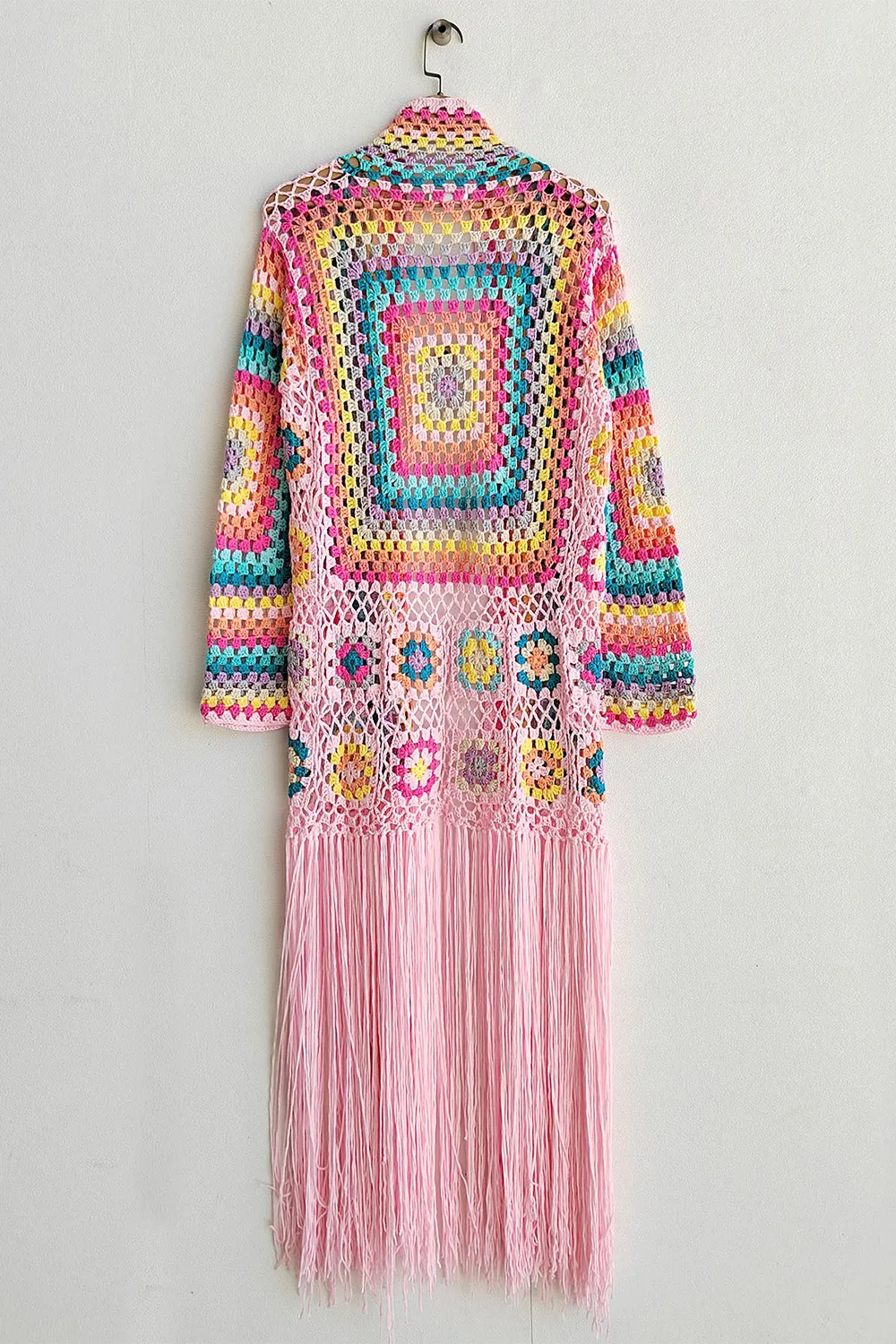 Fringe Tied Long Sleeve Cardigan, image 19