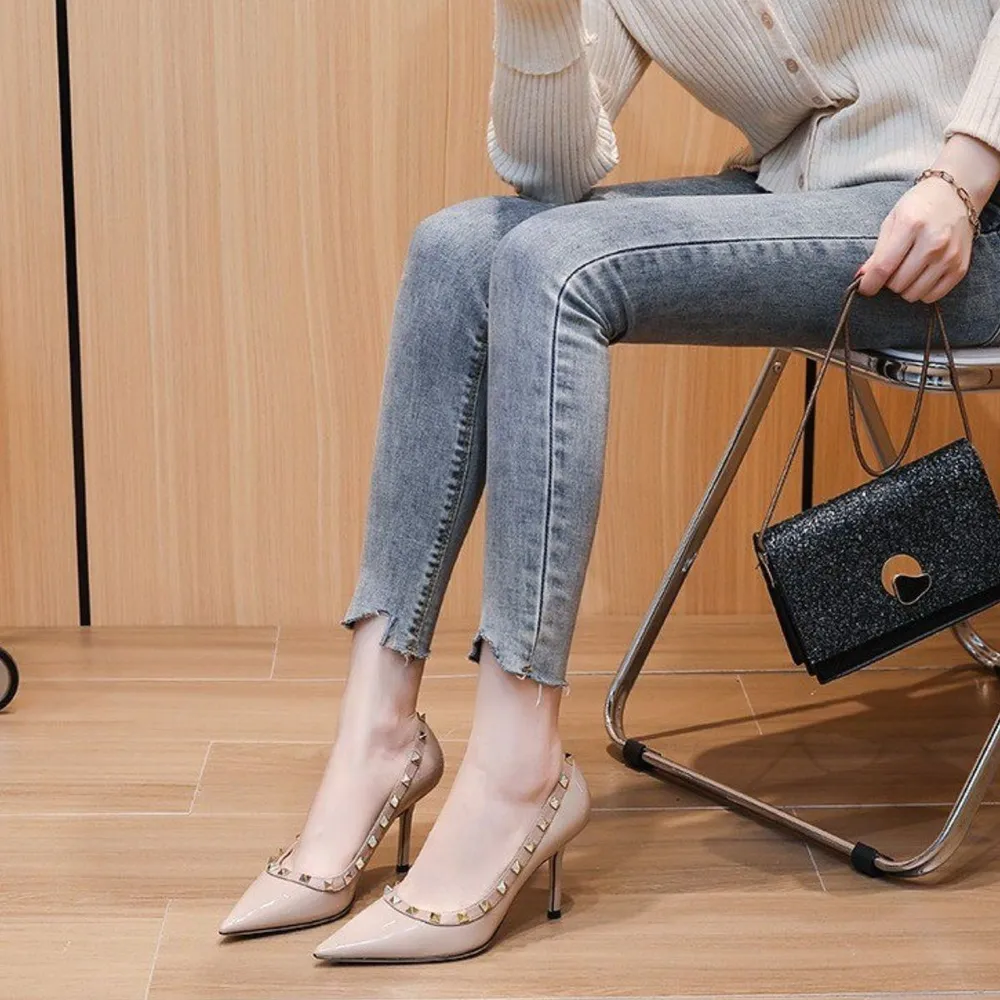 Point Toe Stiletto Pumps, image 2