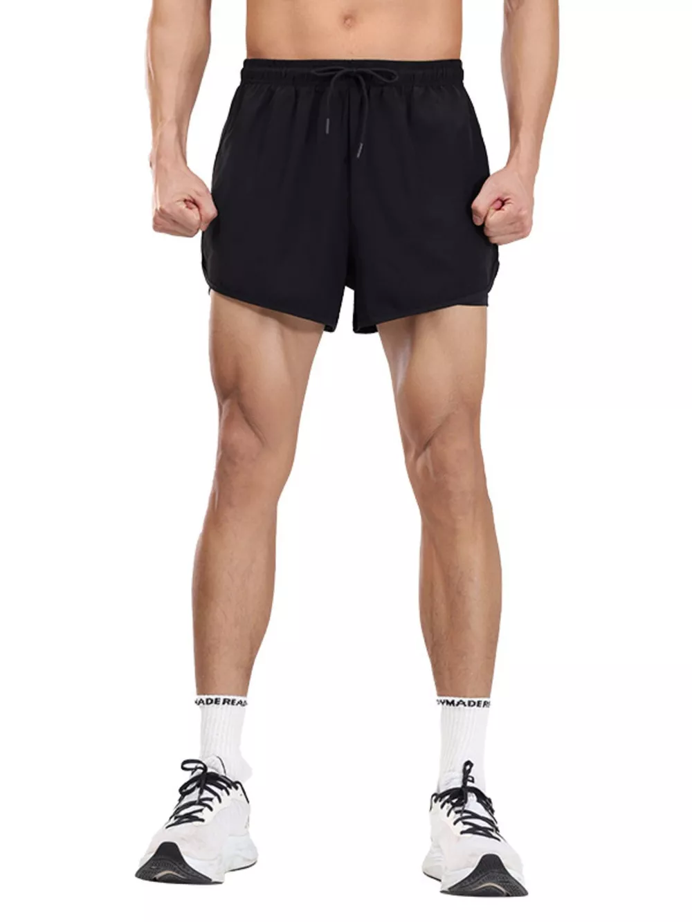Men's Plus Size Drawstring Active Shorts, image 4