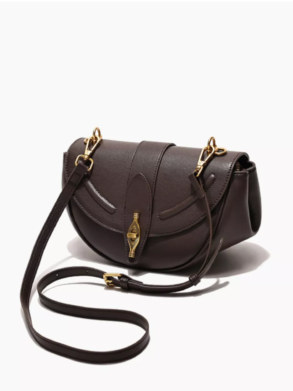 Vintage Saddle Shoulder Bag, image 10