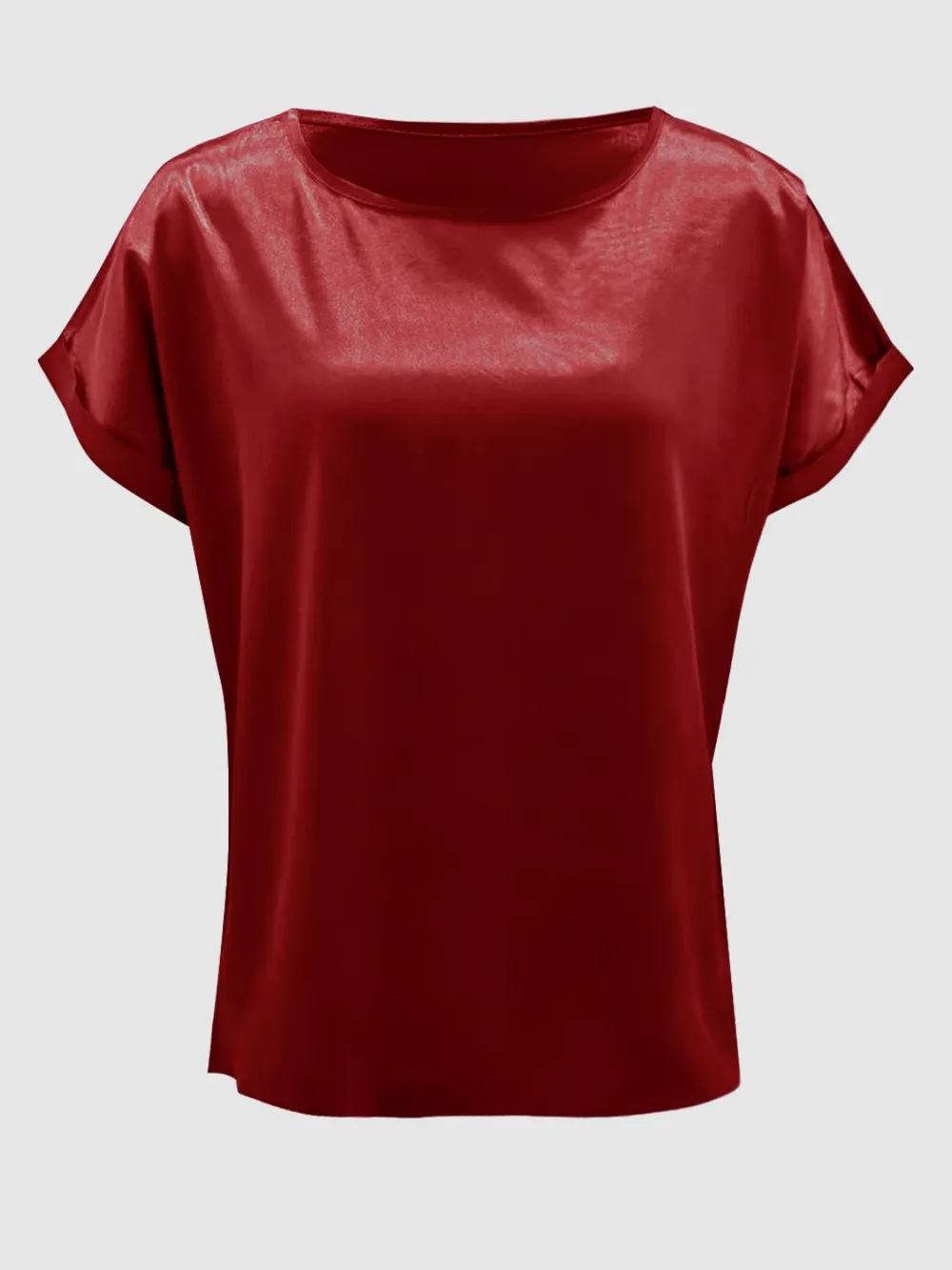 Round Neck Short Sleeve T-Shirt, image 10