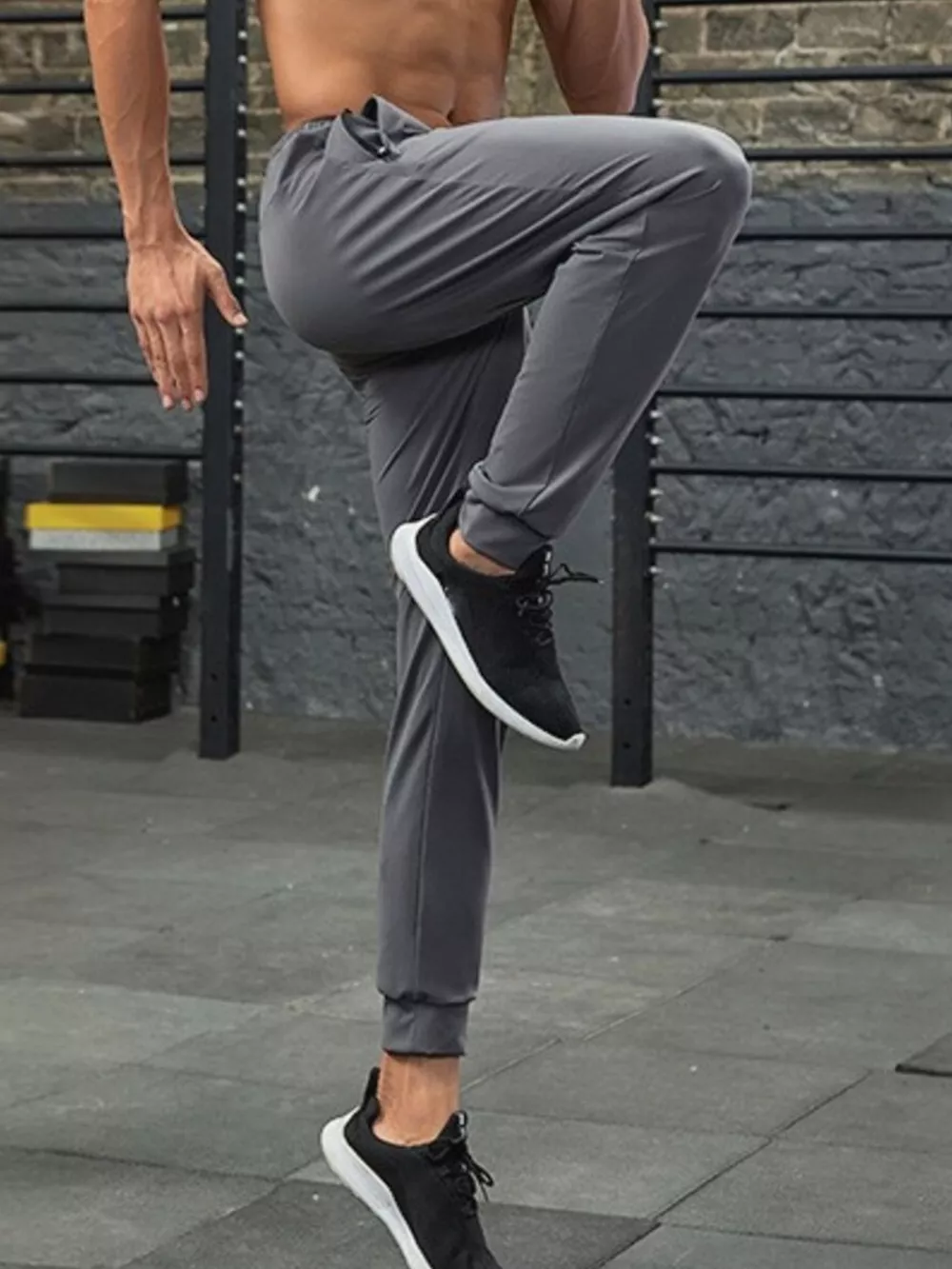 Men's Plus Size Lightweight Elastic Waist Active Pants, image 2