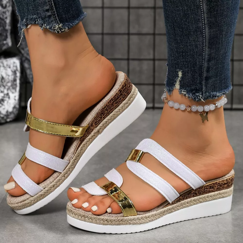 Open Toe Wedge Sandals, image 3