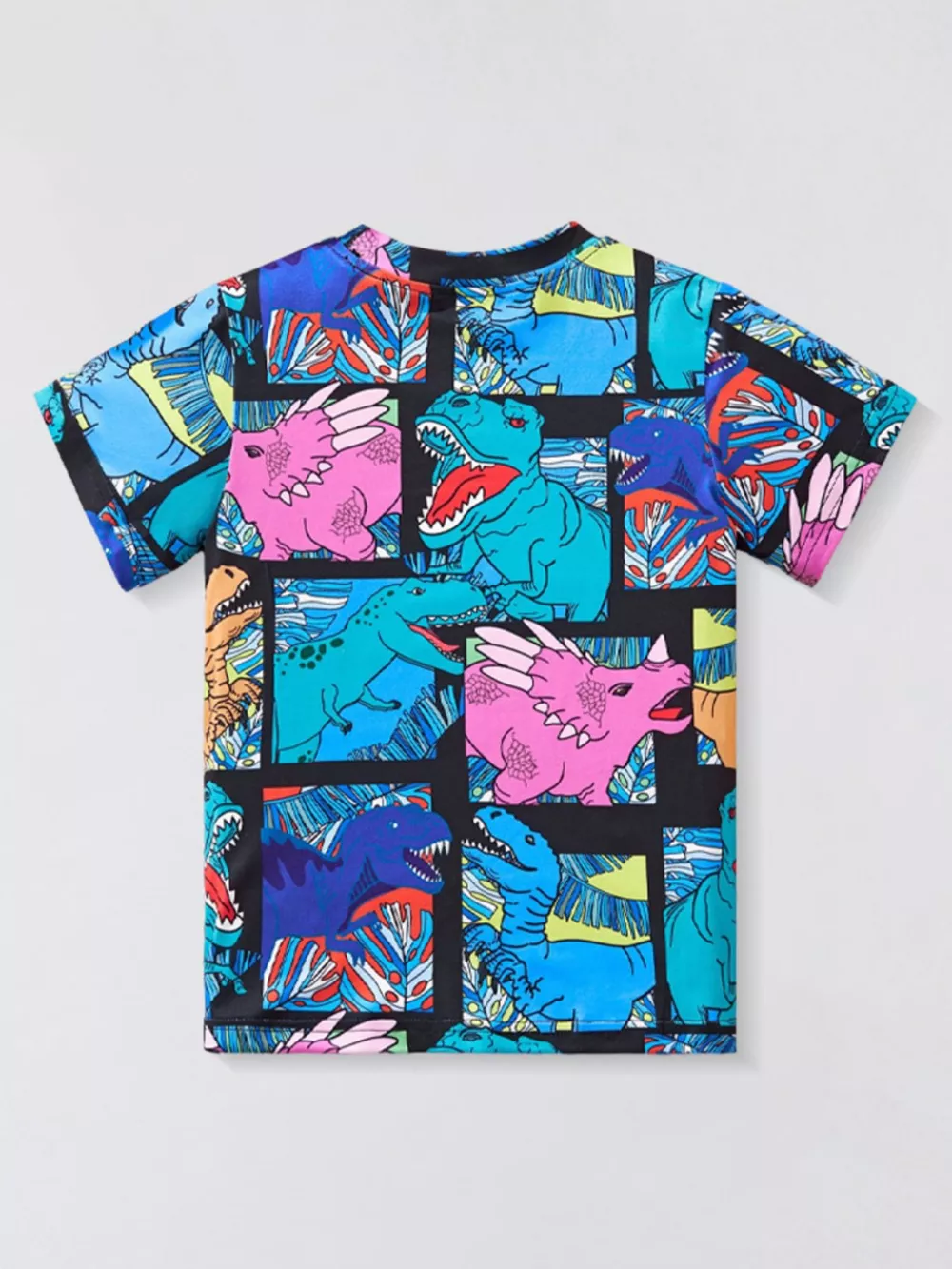 Children's Dinosaur Print Round Neck T-Shirt, image 5