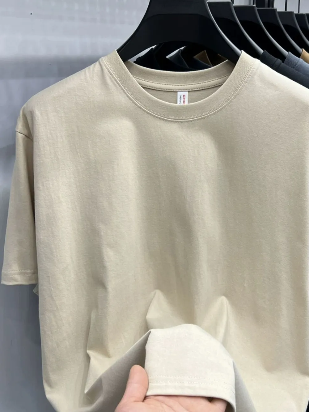 Men's Plus Size Round Neck Short Sleeve T-Shirt