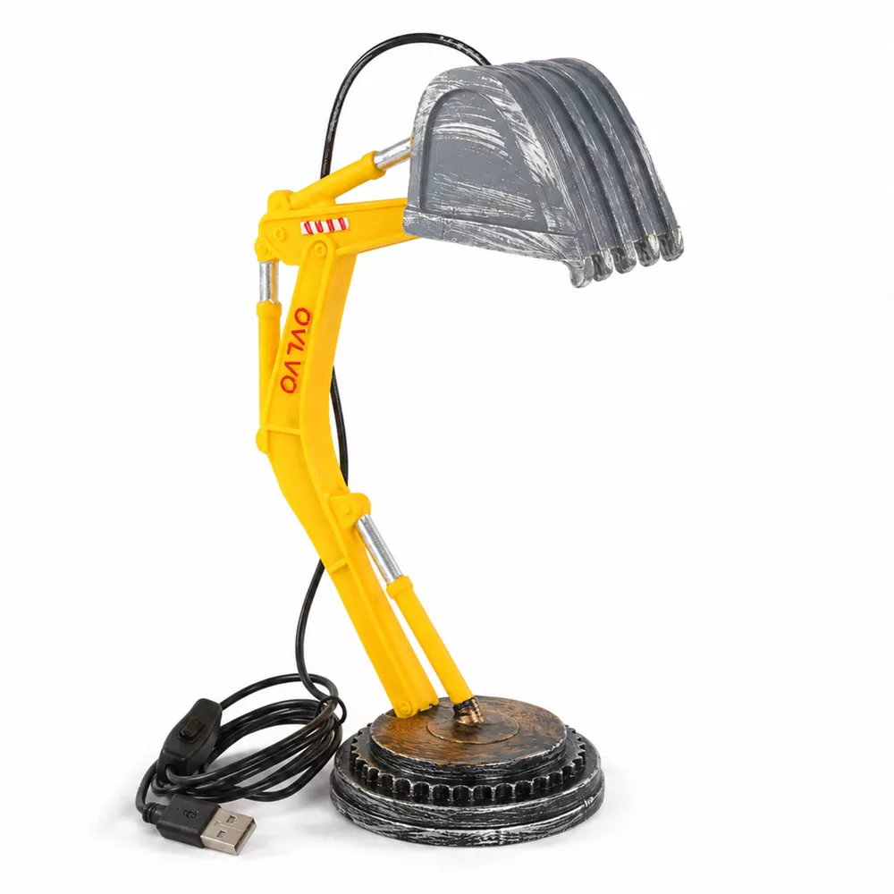 Excavator Shaped Decorative Desk Lamp, image 3