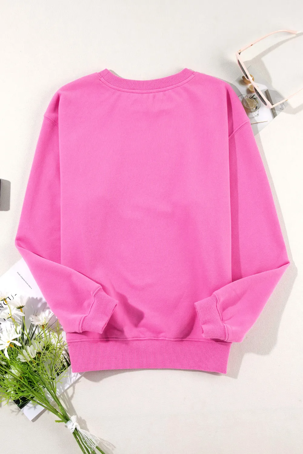 Round Neck Long Sleeve Sweatshirt, image 6