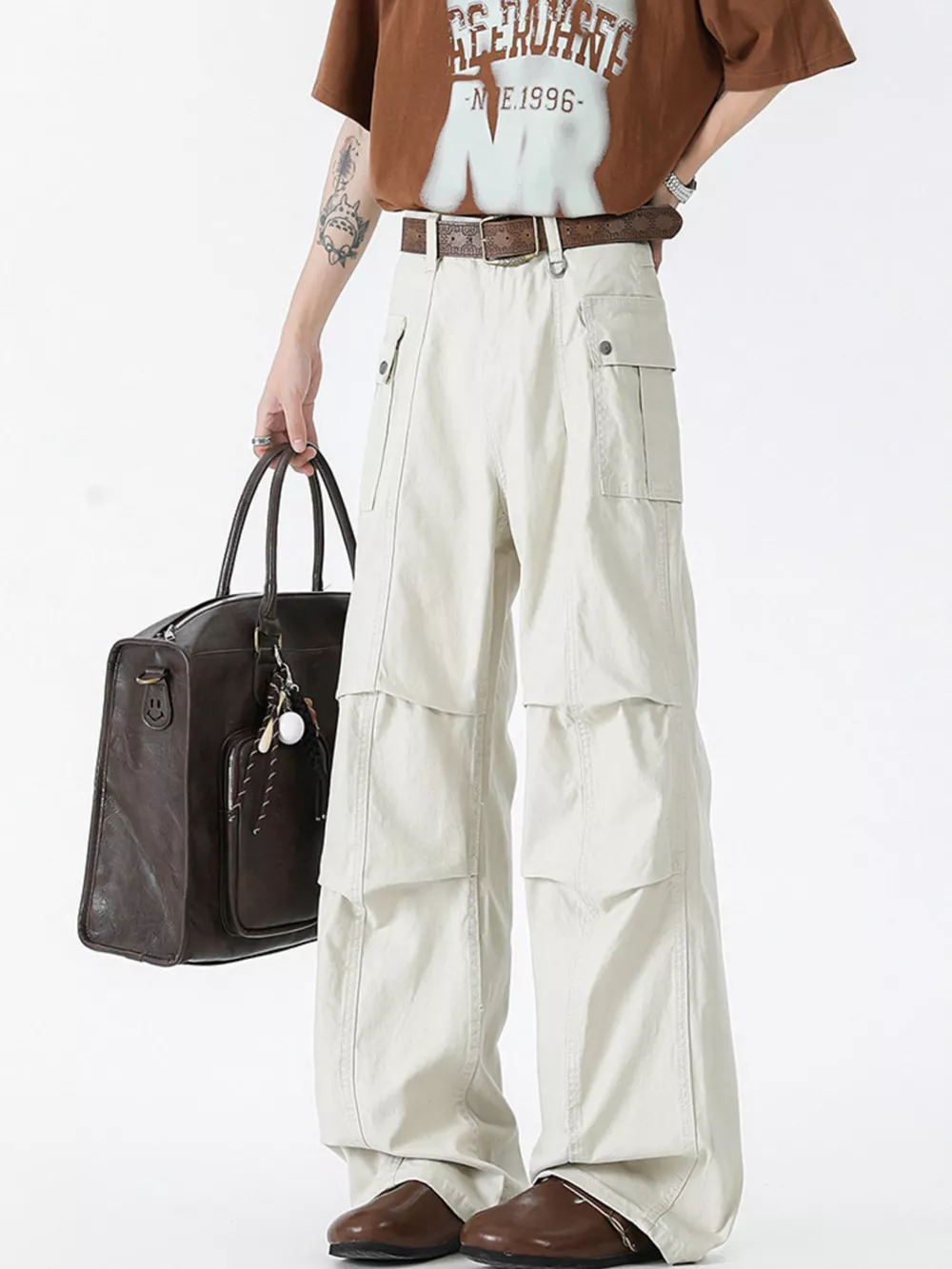 Men's Wide Leg Jeans, image 7
