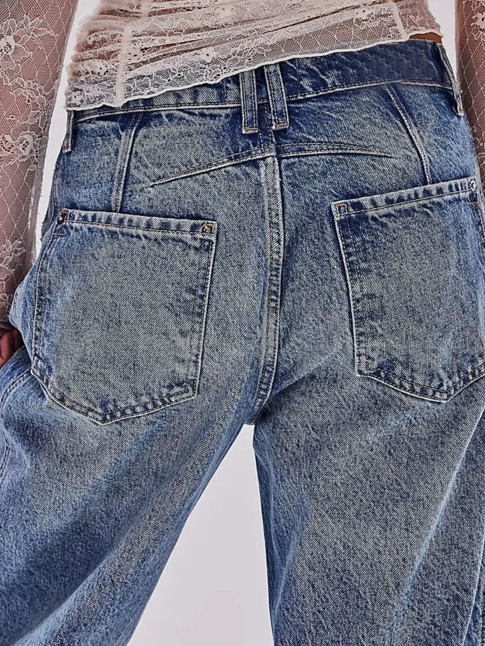 Wide Leg Relaxed Fit Jeans, image 12