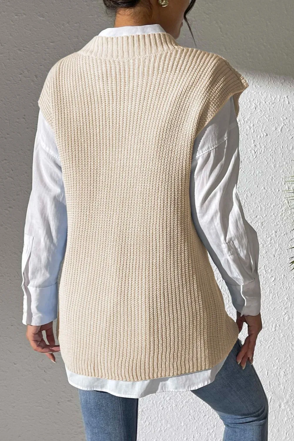 V-Neck Sweater Vest, image 19