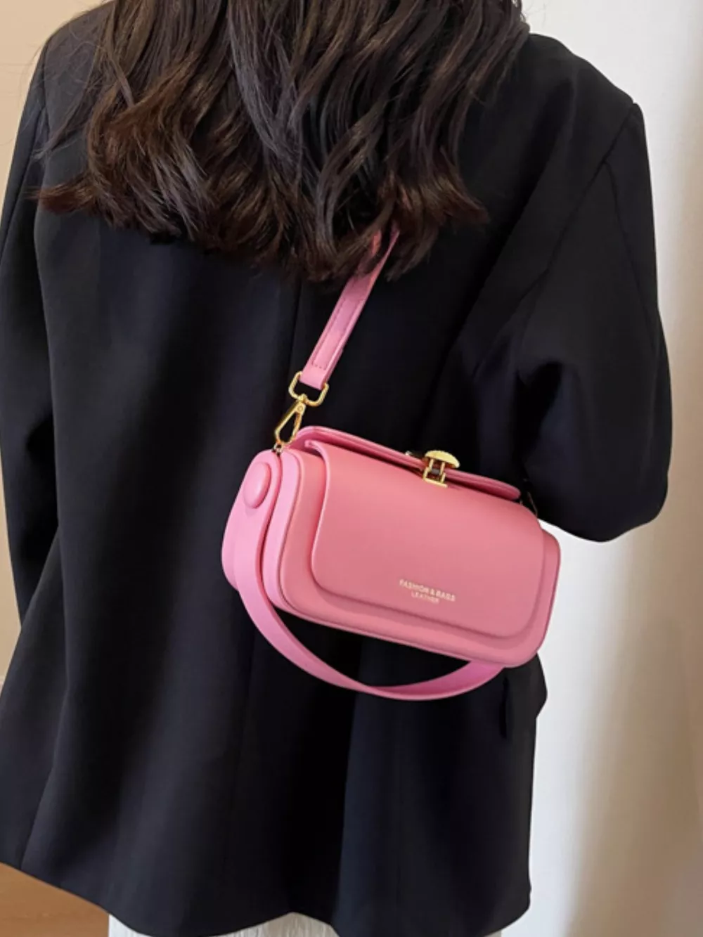 PU Leather Flap Crossbody Bag, image 10