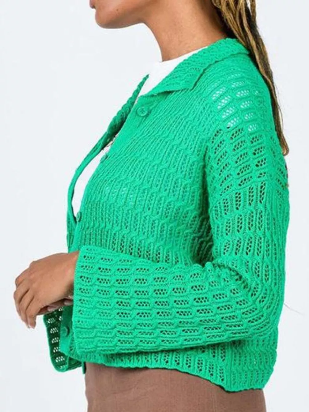 Knit Button-Down Cardigan, image 13