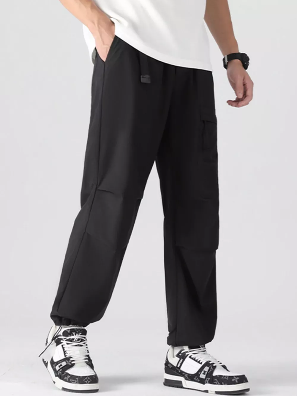 Men's Plus Size Loose Fit Cargo Pants