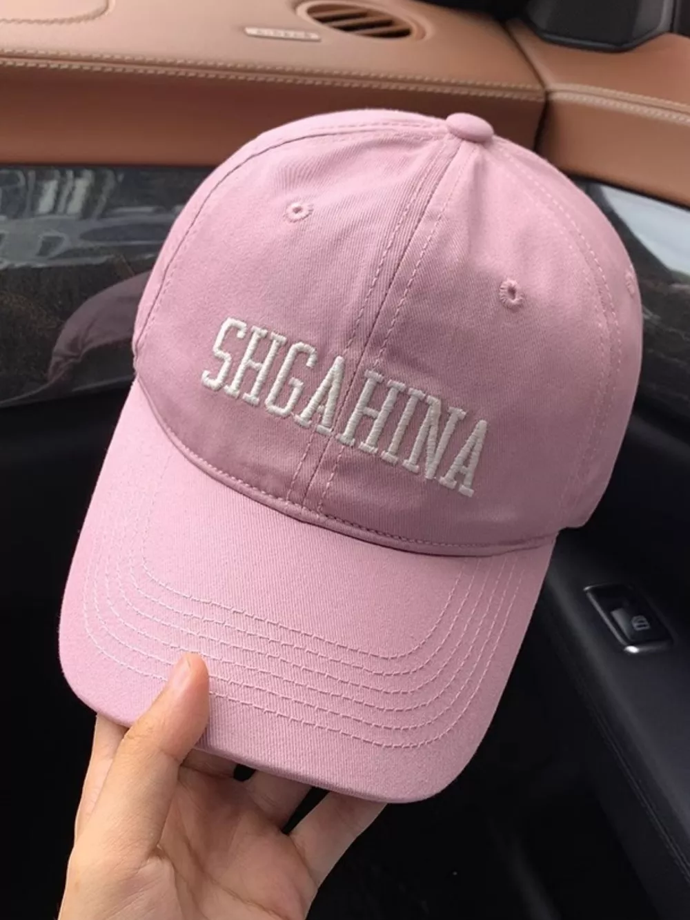 Embroidered Letter Baseball Cap, image 2