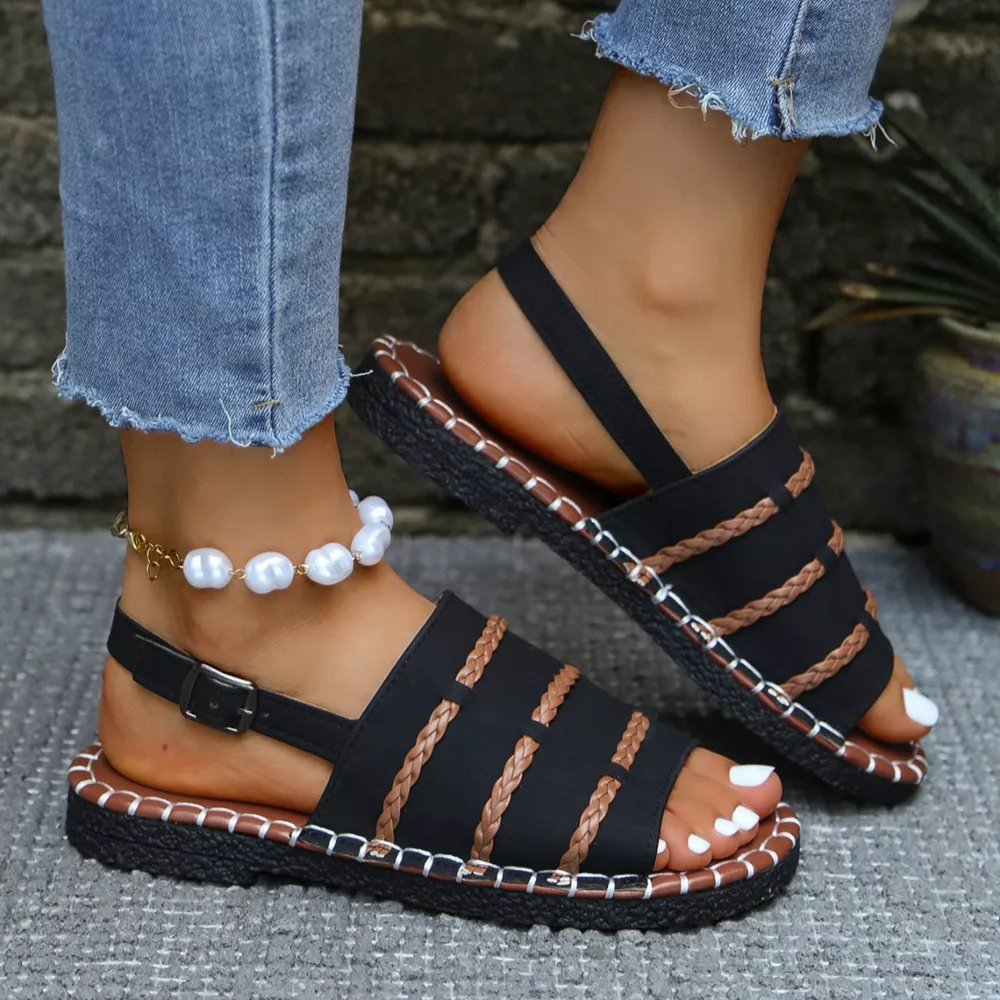 Open Toe Buckle Sandals, image 20