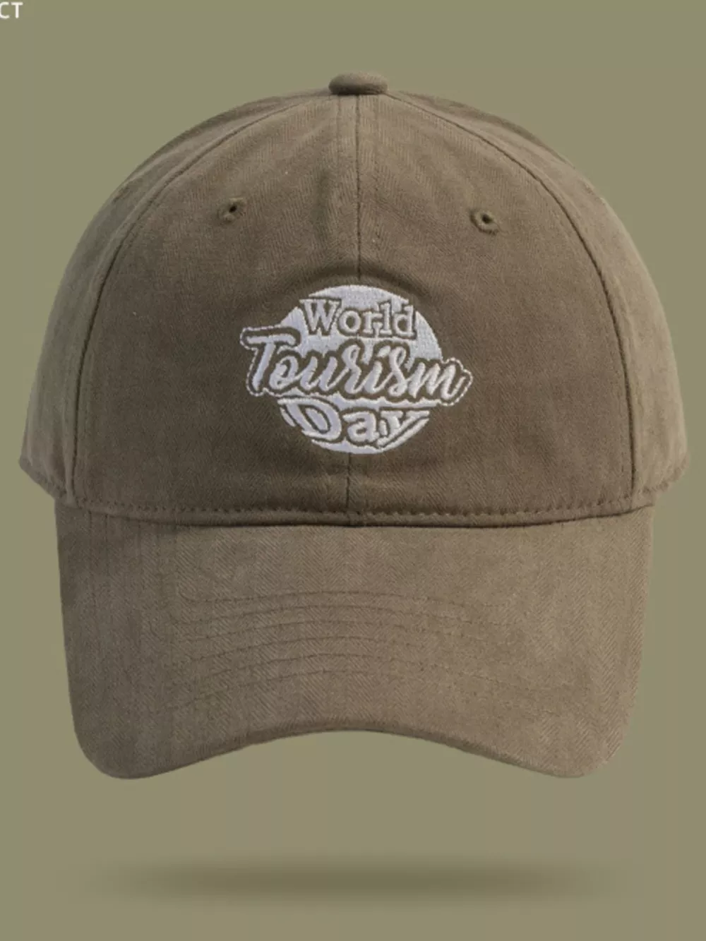 World Tourism Day Embroidered Baseball Cap, image 3