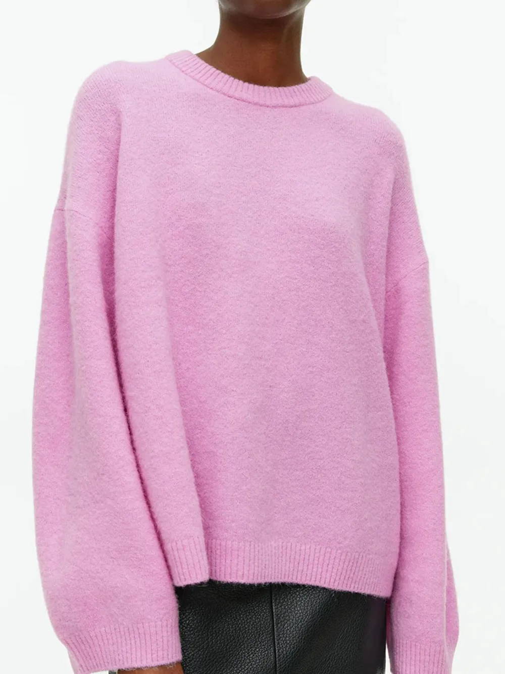 Round Neck Drop Shoulder Sweater, image 12