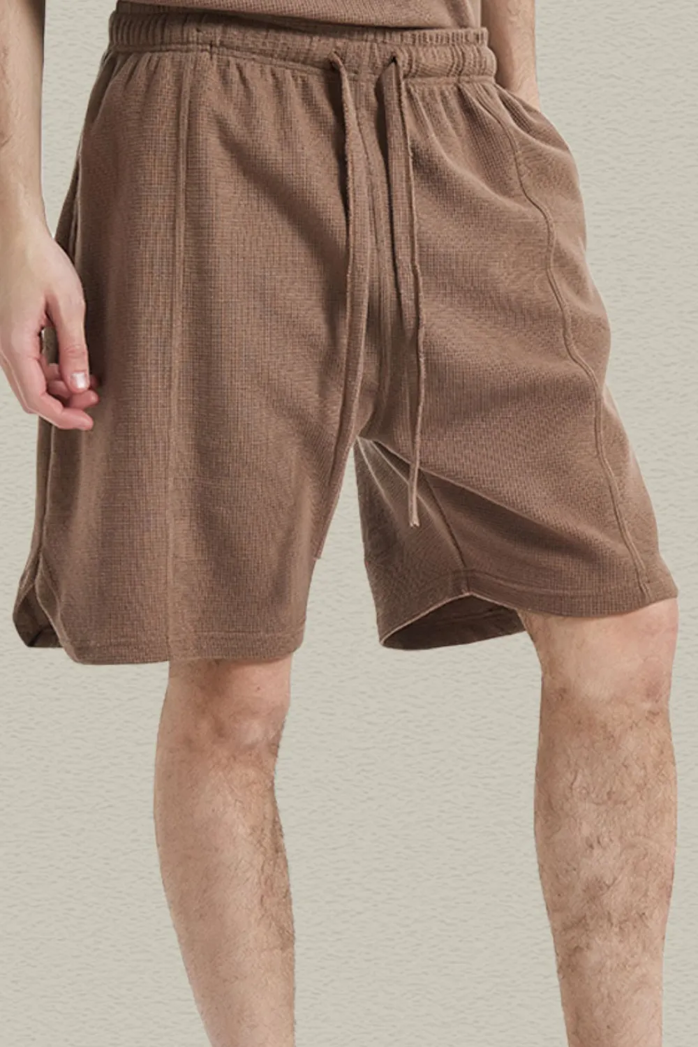 Men's Drawstring Pocketed Shorts, image 2