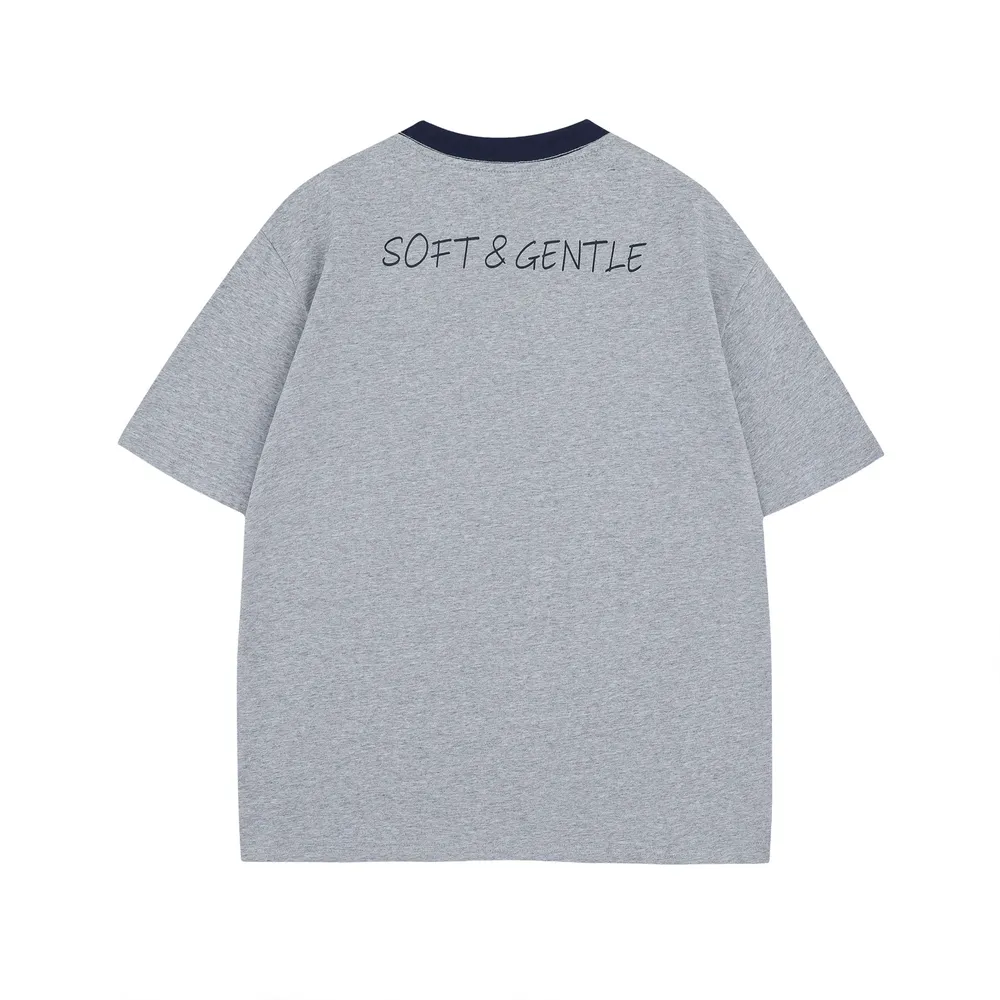 Men's Cute Cartoon Dogs Graphic Round Neck T-Shirt, image 3