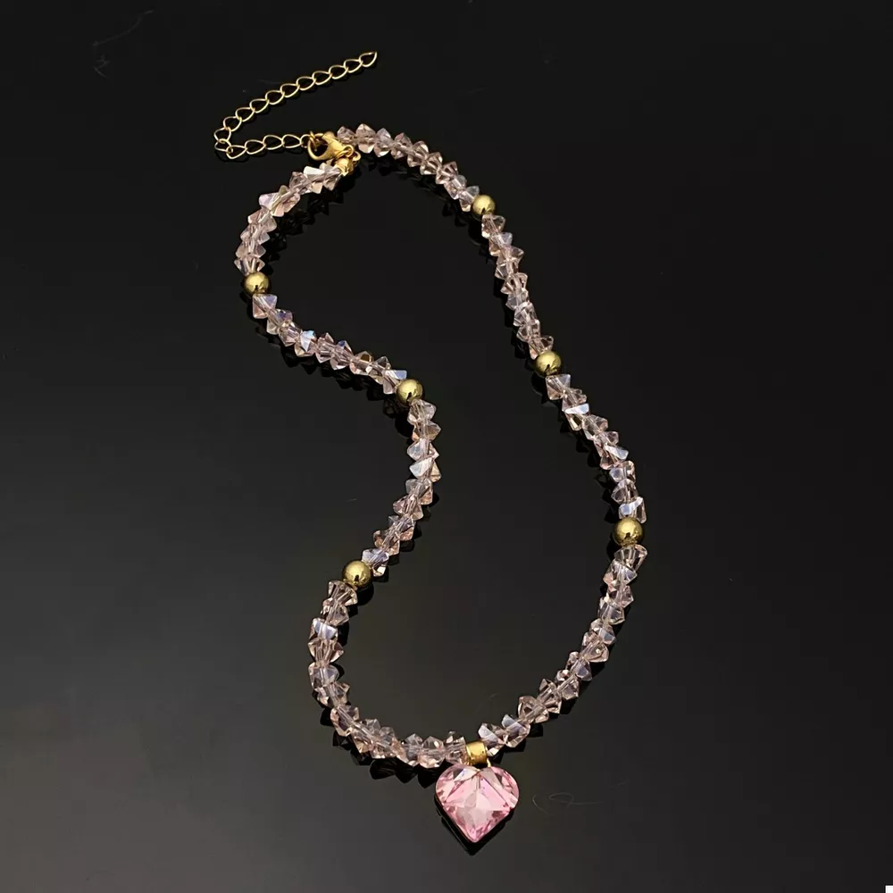 Pearl & Heart Pendant Necklace, image 14