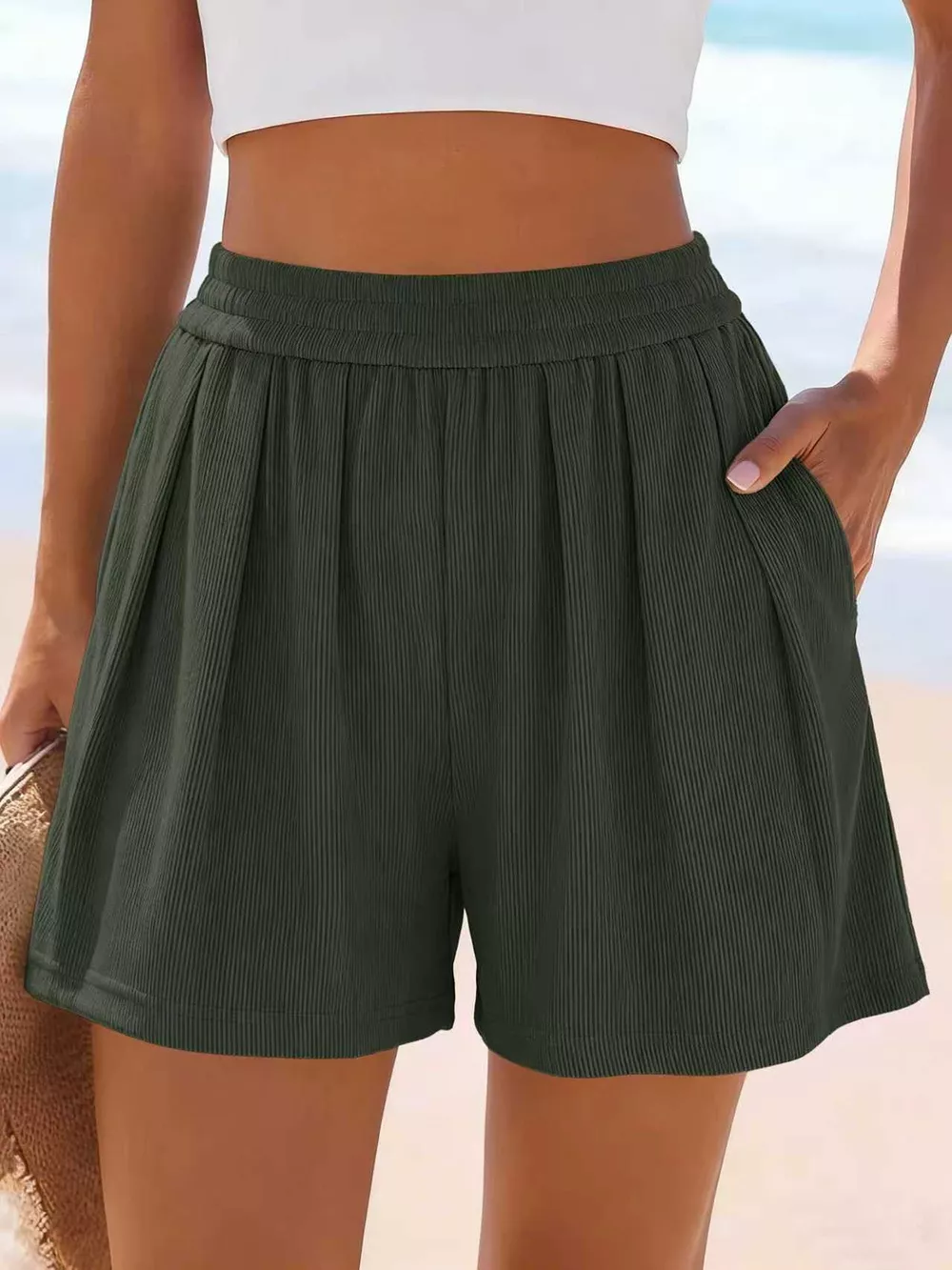High-Waisted Shorts, image 12