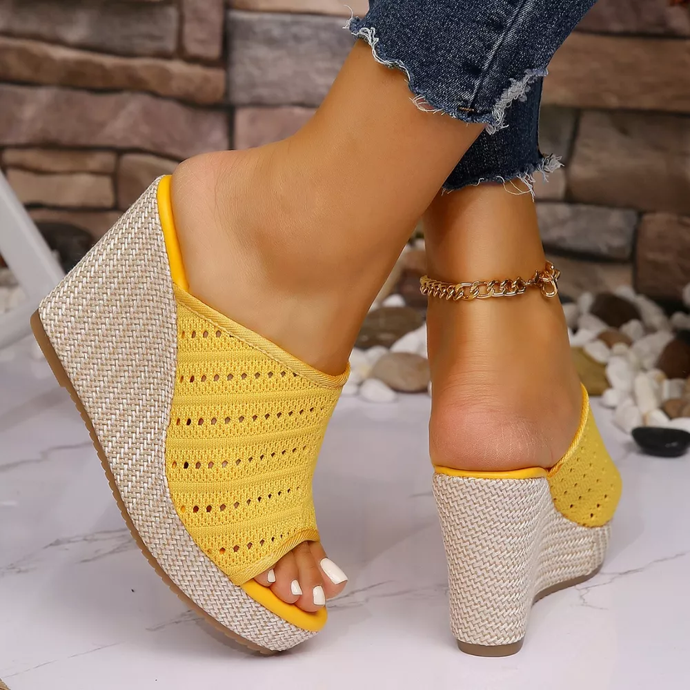 Open Toe Wedge Sandals, image 3