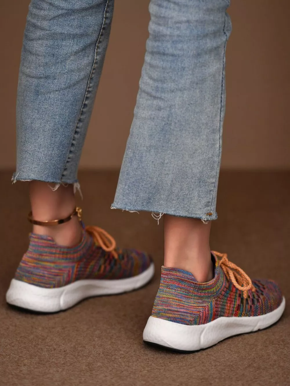 Round Toe Lace Up Athletic, image 4