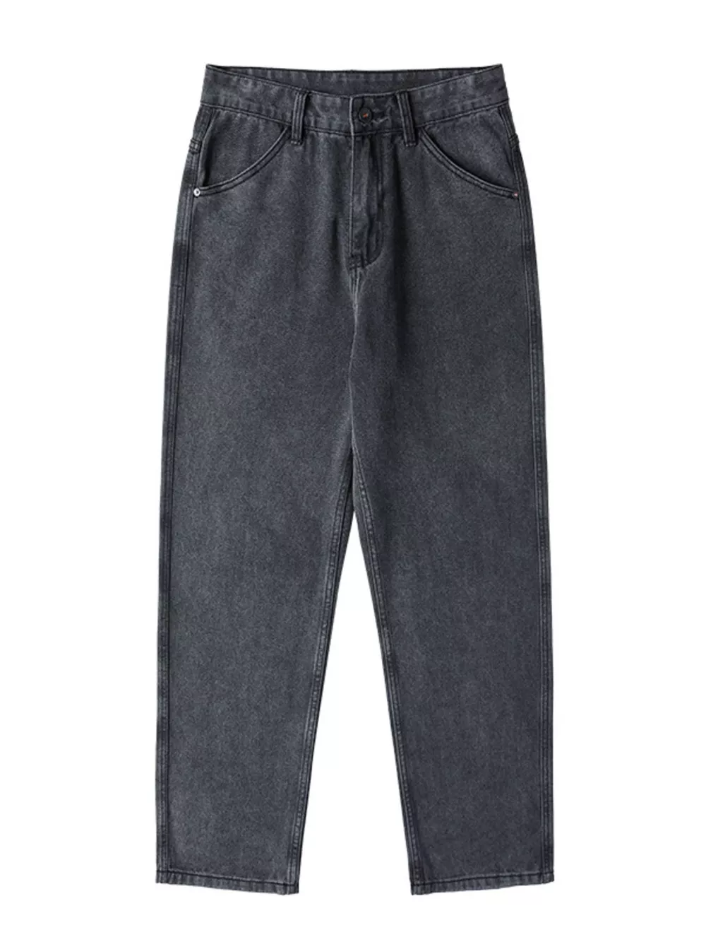 Men's Wash Relaxed Fit Wide Leg Jeans