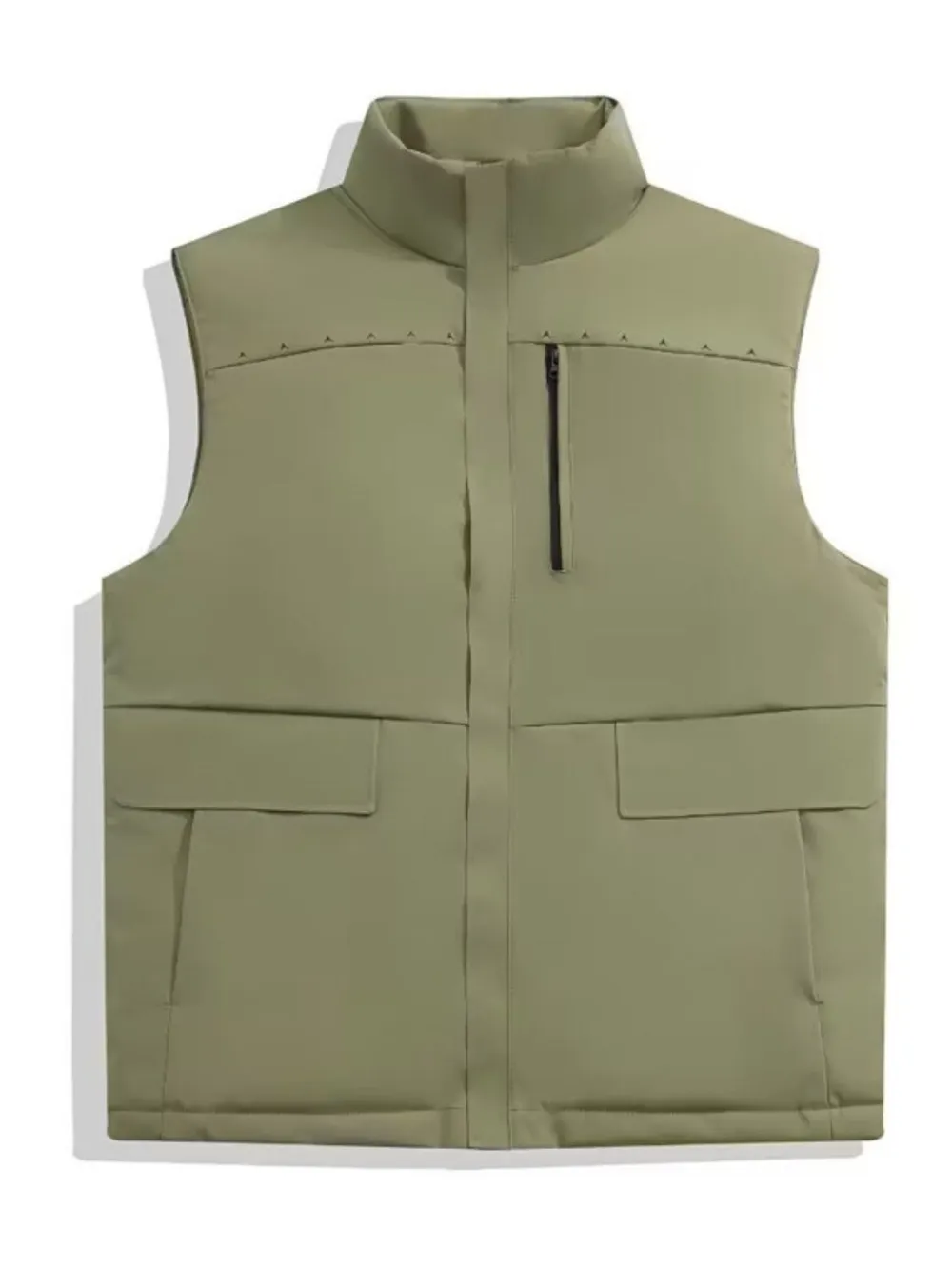 Men's Full Size Zip Up Vest Plus Size, image 8