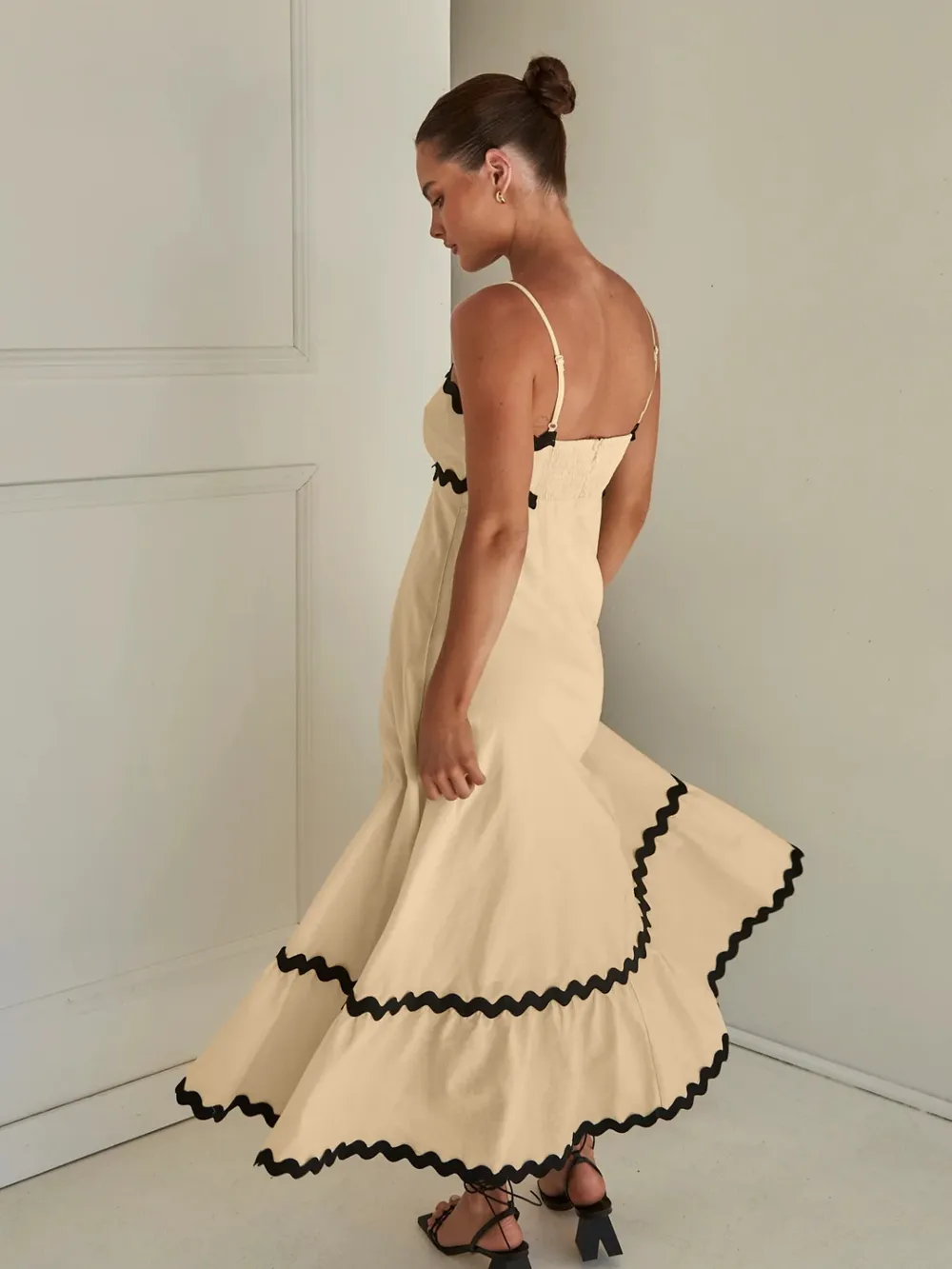 Spaghetti Strap Maxi Dress, image 4