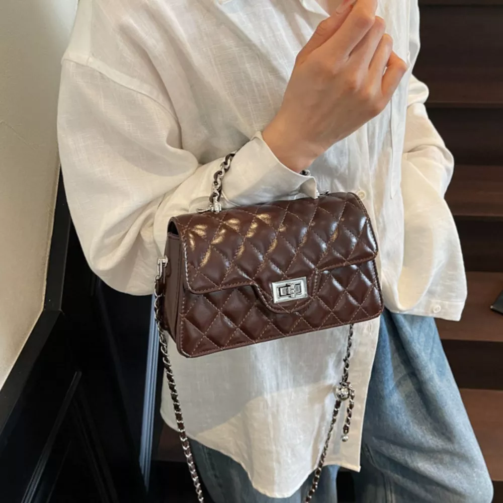 Quilted Flap Crossbody Bag