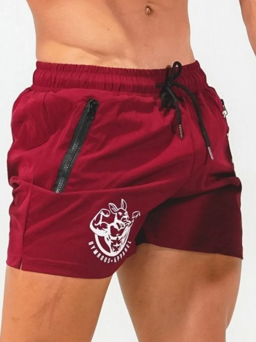 Men's Plus Size Drawstring Waist Shorts, image 3