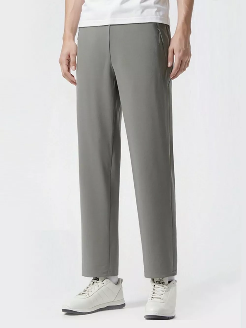 Men's Plus Size Casual Lightweight Straight-Leg Pants, image 2