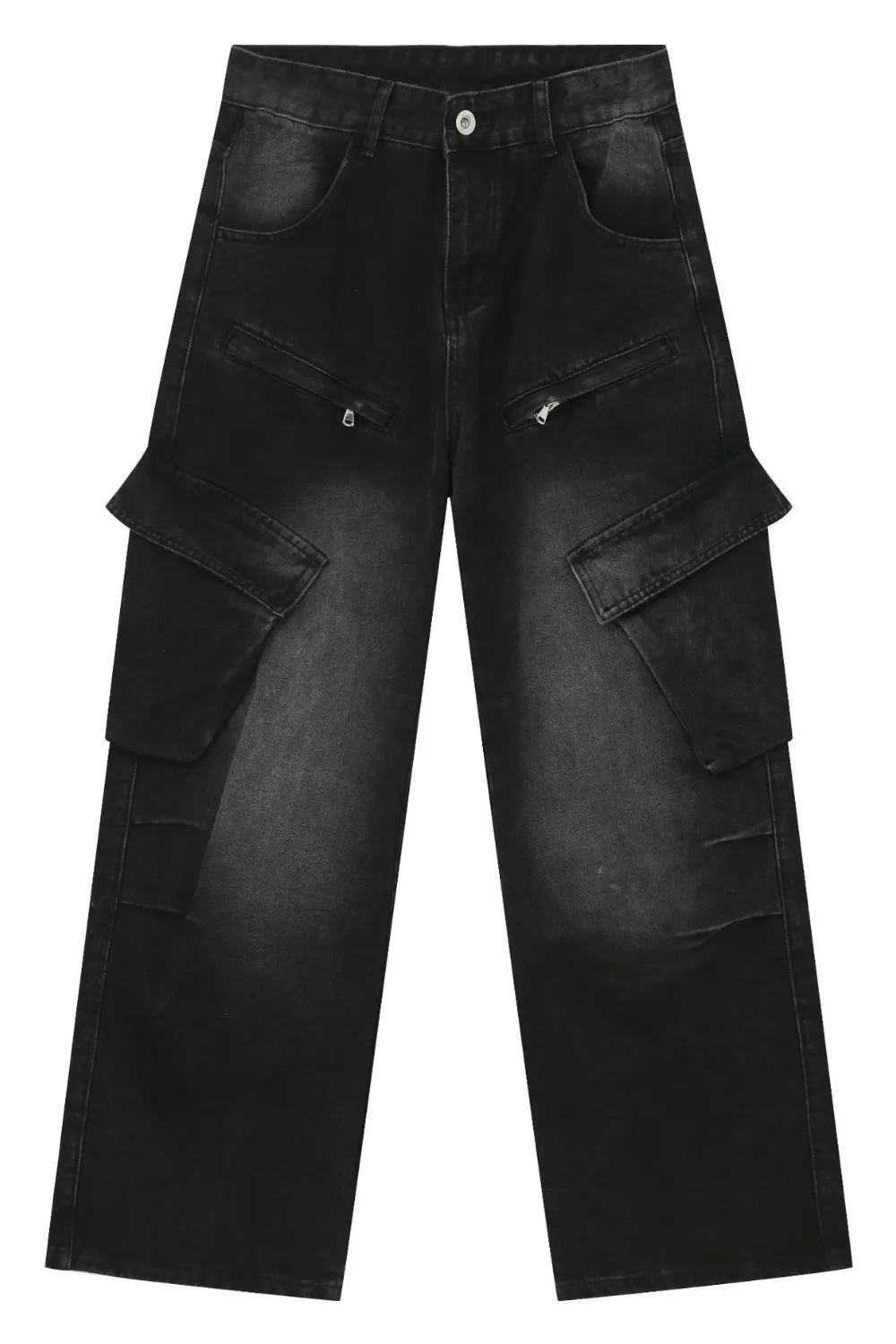 Men's Baggy Jeans with Cargo Pockets, image 5