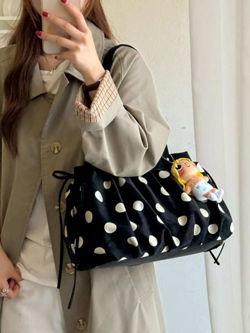 Polka Dot Shoulder Bag, image 3