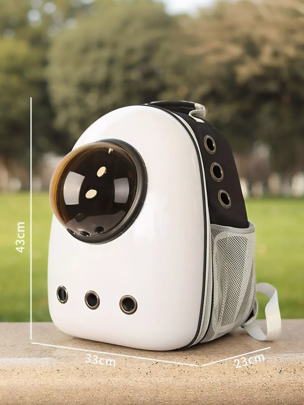 Space Capsule Transparent Pet Carrier Backpack, image 12