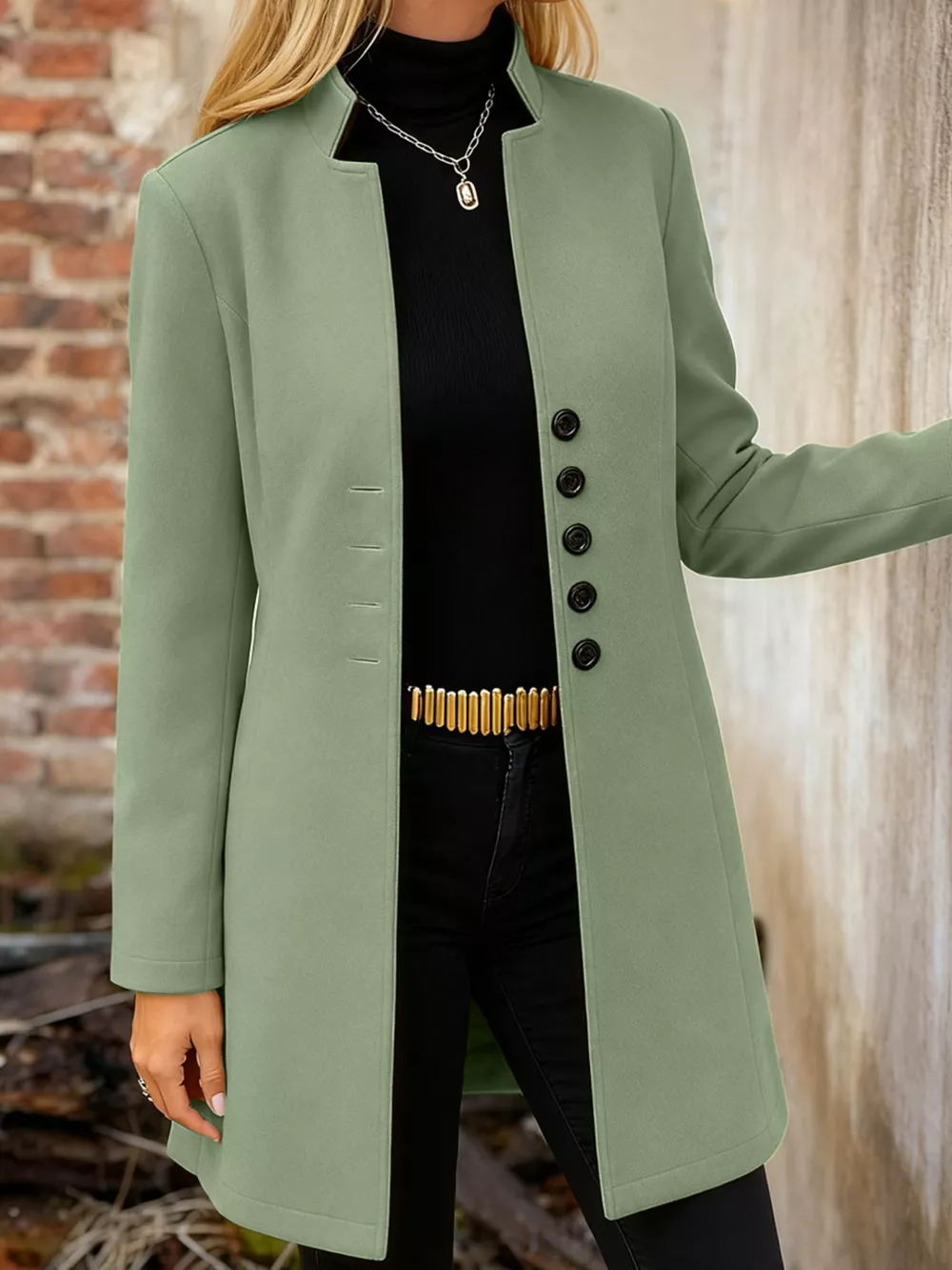 Button-Down Longline Outerwear, image 8