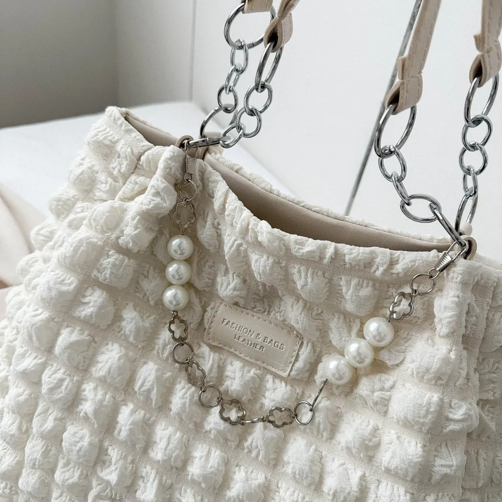 Bubble Textured Tote Bag, image 10