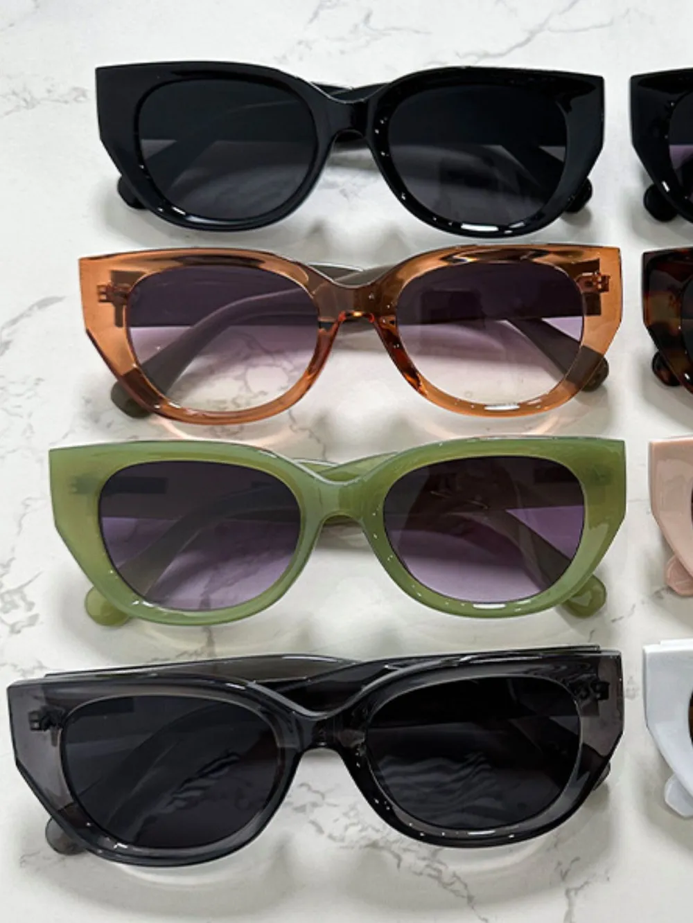 Cat Eye Polycarbonate Frame Sunglasses, image 4