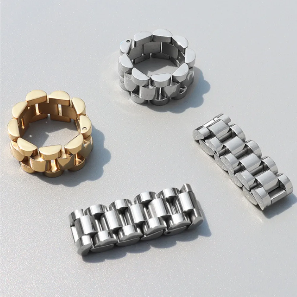 Plated Titanium Steel Ring, image 3