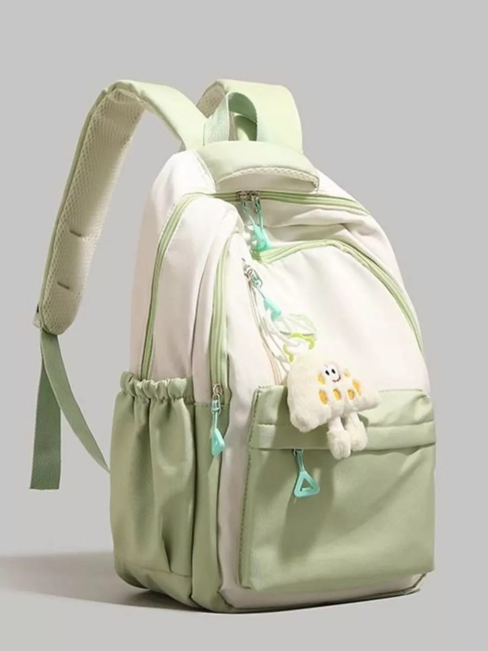 Lightweight Color Block Backpack Bag, image 2