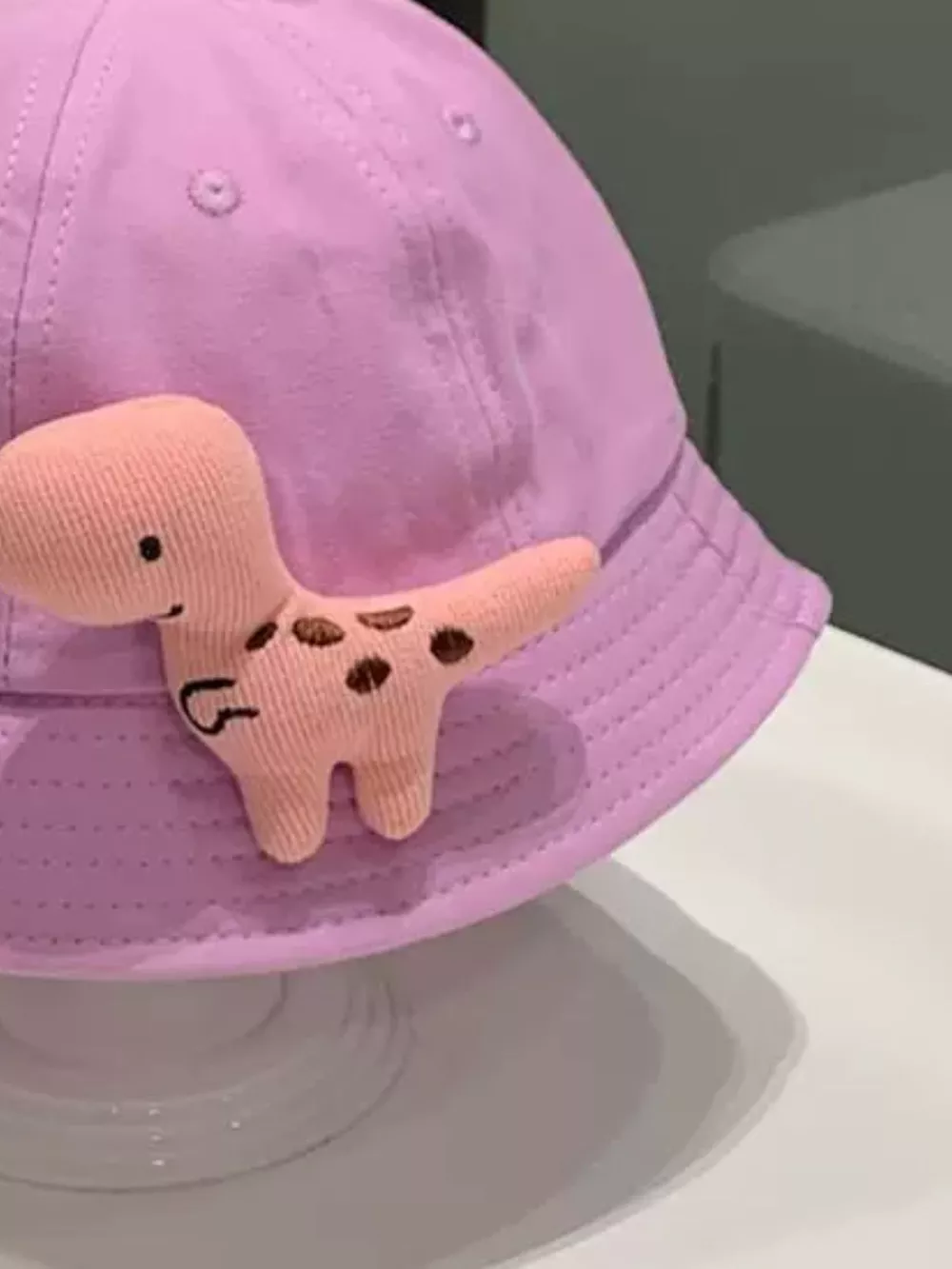 Children's Dinosaur & Sprout Decor Bucket Hat, image 15