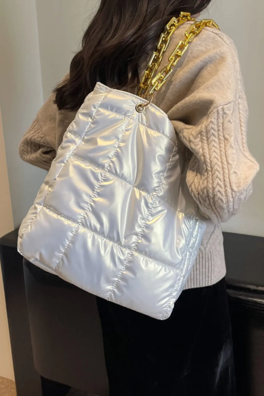 Bubble Texture Chain Handbag, image 13