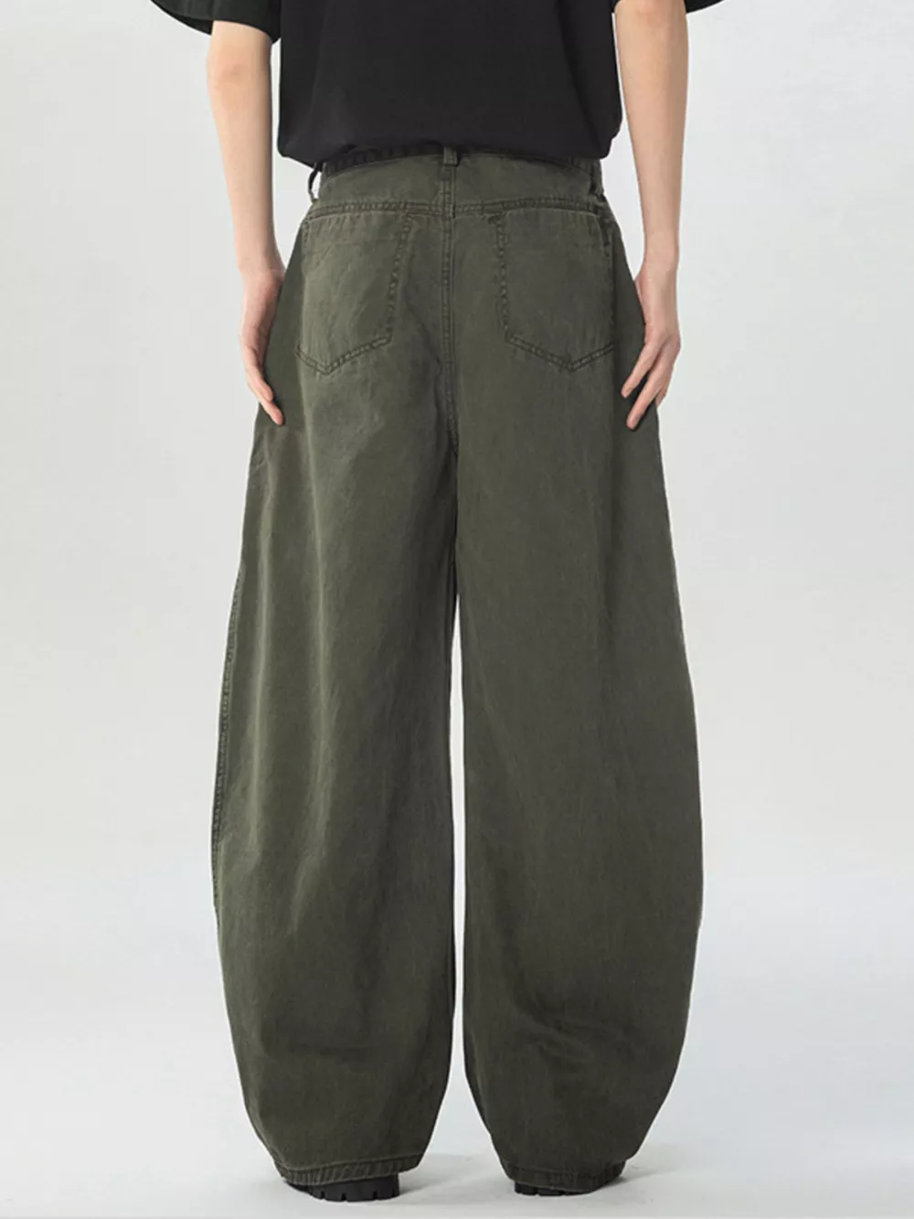 Men's Pocketed Wide Leg Pants, image 3