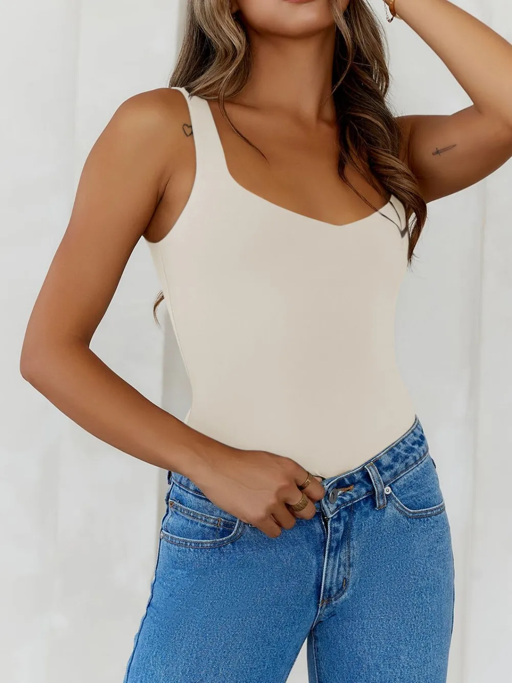 Solid Color Wide Strap Cami, image 13