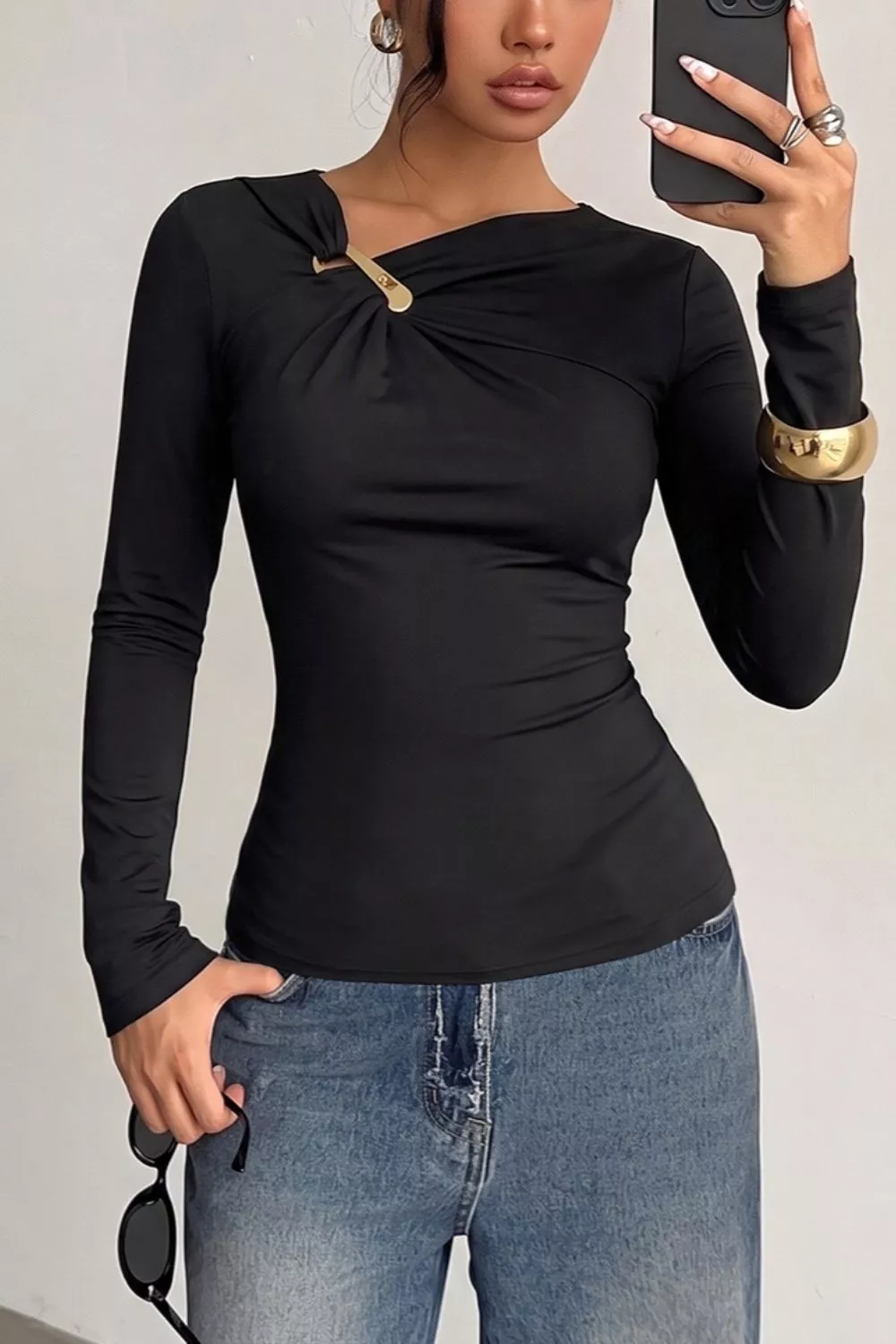 Slim Fit Long Sleeve Top