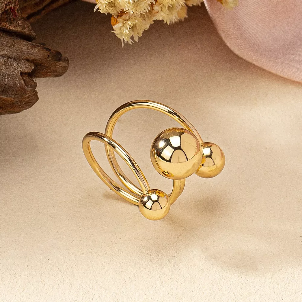 Multi Layered Ball Ring, image 3