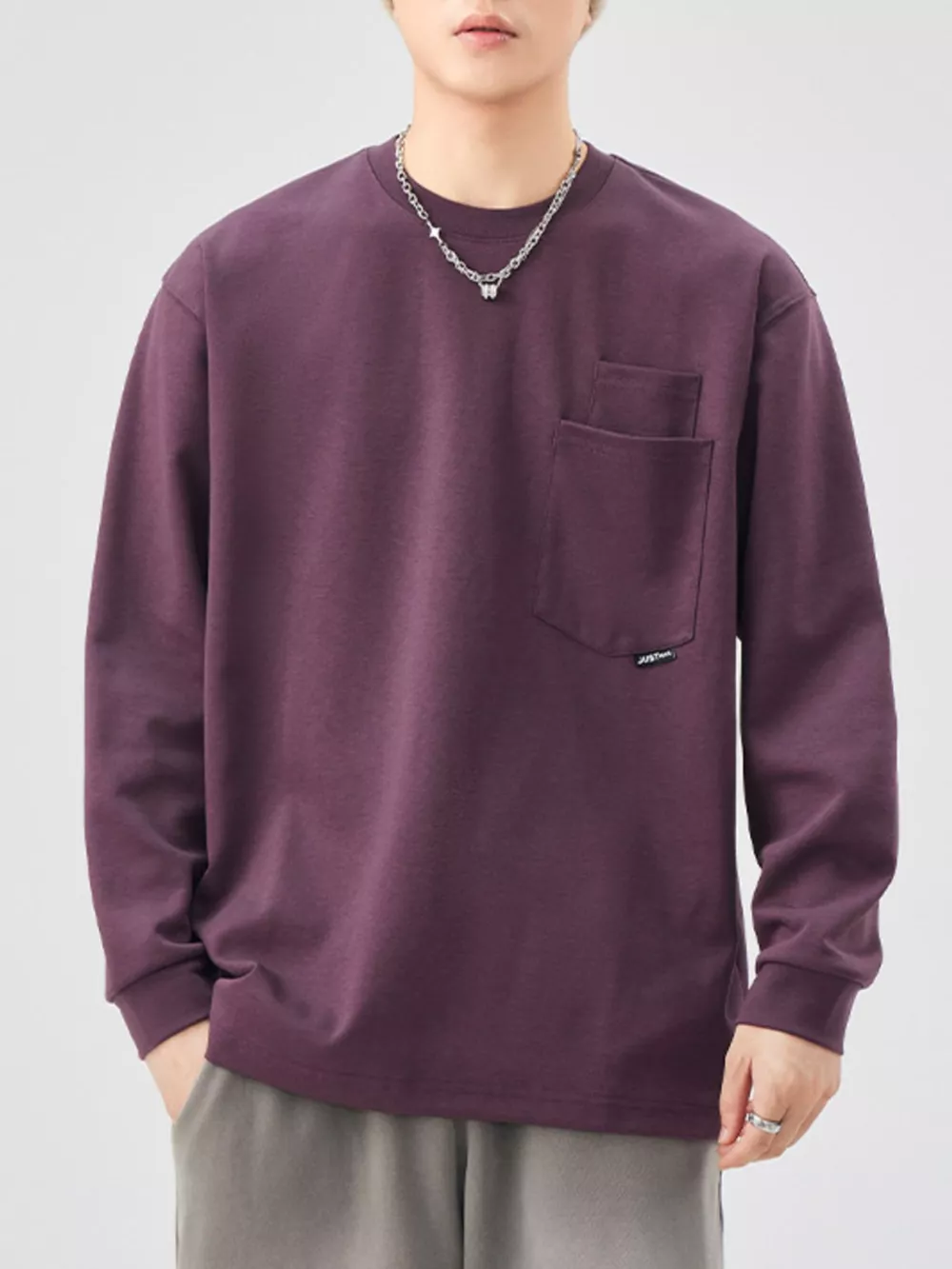 Men's Plus Size Casual Long Sleeve Sweatshirt, image 11