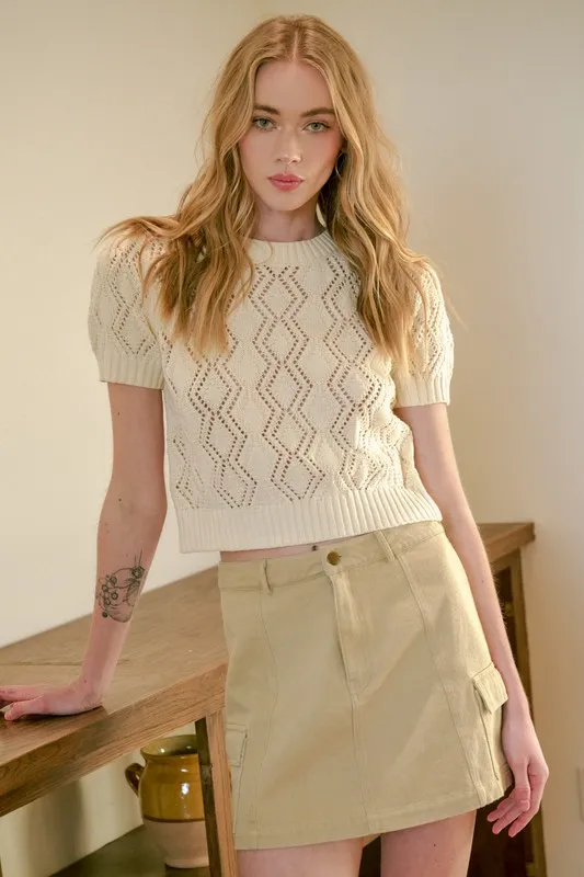 Cargo Mini Skirt with Side Pockets, image 6